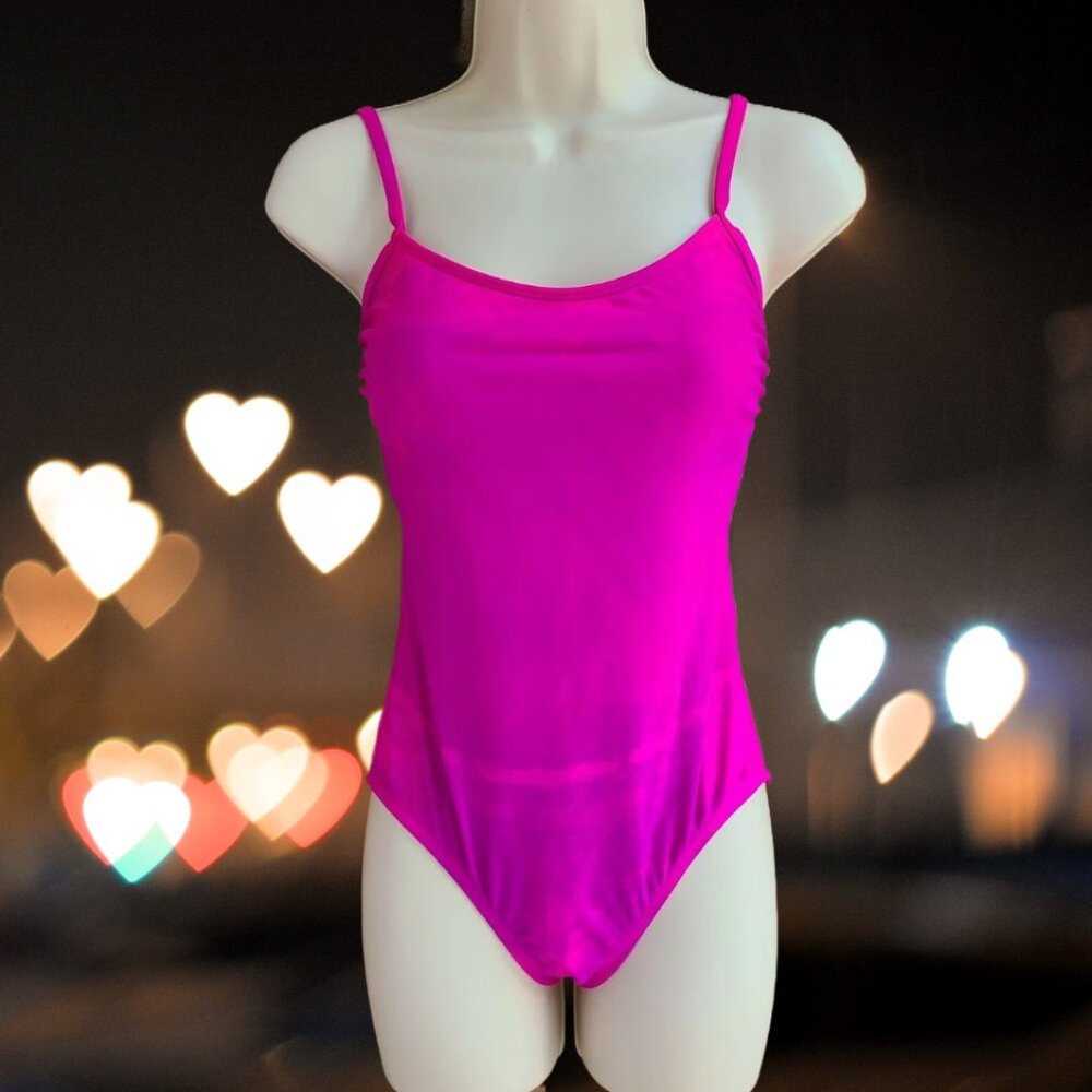 Catalina Swimwear Women's One-Piece Swimsuit Pink Tie Dye Size S